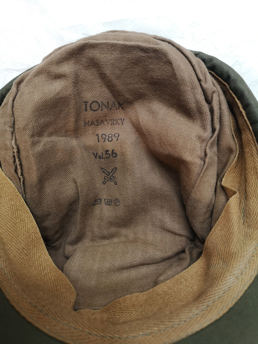 Vintage Green Czech Cap Flap Hat