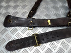 Sam Browne Brown Leather Belt & Shoulder Strap British Issue Dress