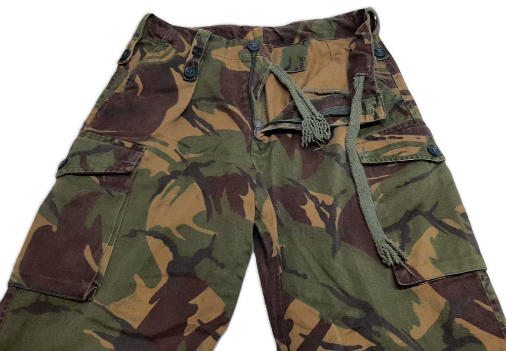 Vintage Jungle Greens British Forces Camo Temperate DPM Combat Trousers Waist 31