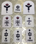 Genuine 9 Assorted British Royal Navy Ratings Patches Insignia Badges - NEW