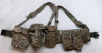 Airborne Army Webbing British MTP Camo Assault Belt Yoke & Assorted Pouches (6)