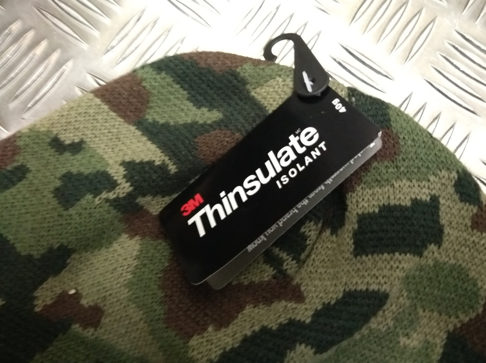 Woodland Digital Camouflage 3M Thinsulate Beanie Hat Very Warm - One Size - New