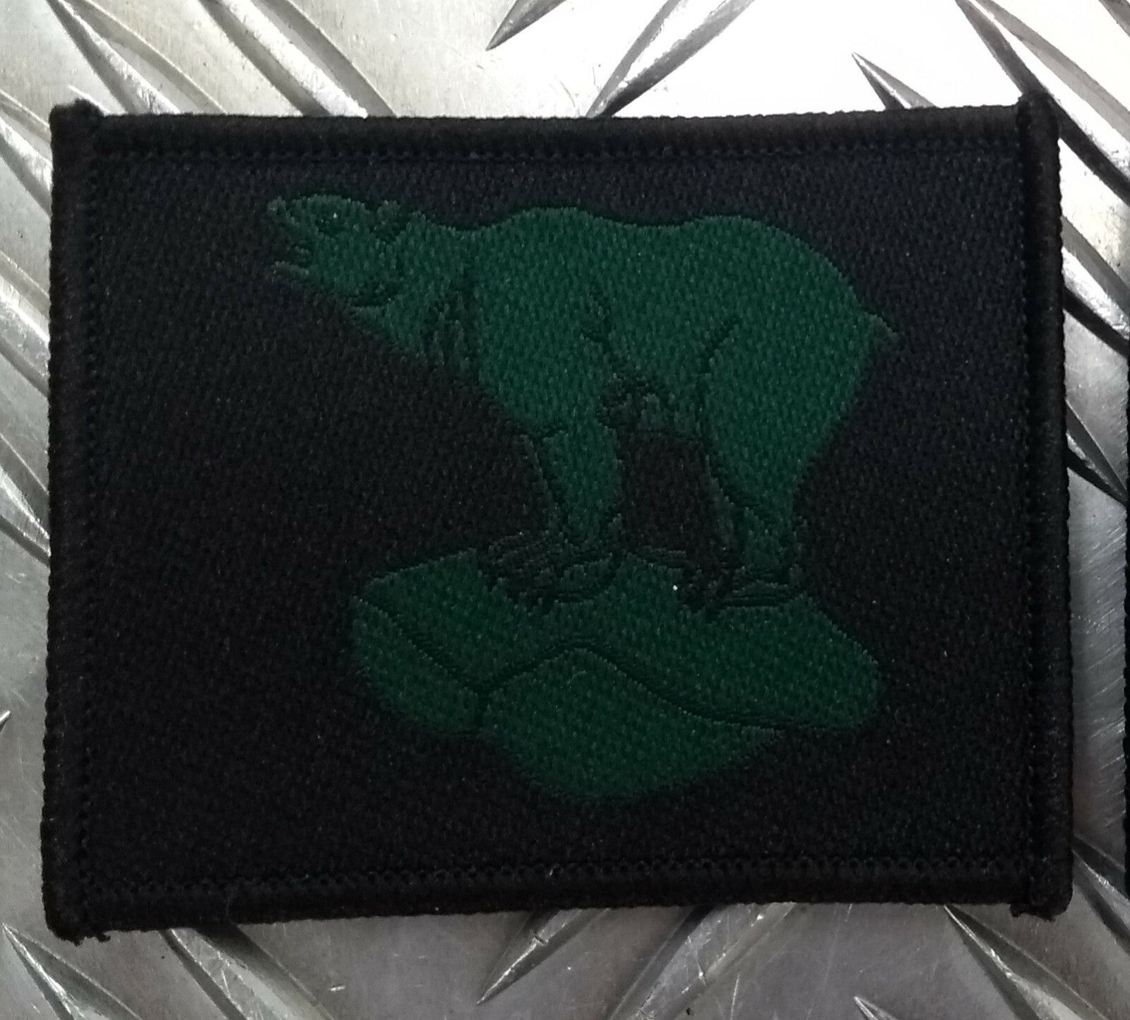 Genuine British Army 49th Brigade Subdued TRF Bear Insignia Patch/Badge NEW