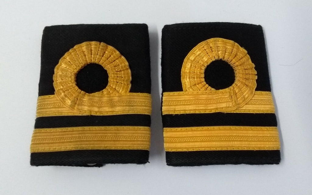 Lieutenant Gold Lace Rank Slides Genuine British Royal Navy Issue RN ASPS457