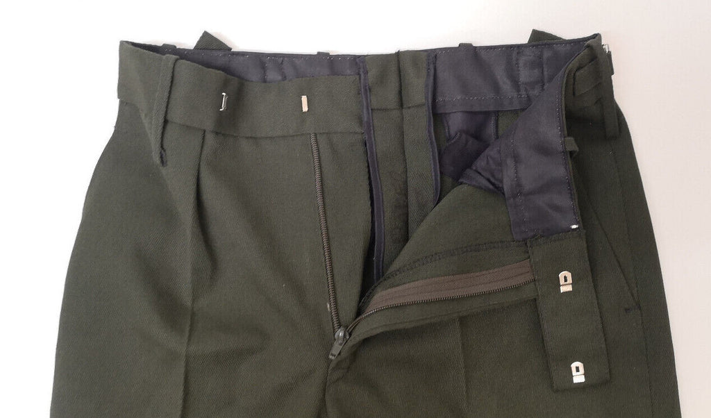 British Army Old Pattern Green Barrack Dress Trousers