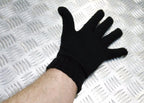 Made In The UK Quality Acrylic Black Gloves With Knitted cuffs - Brand New