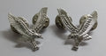AAC Collar Dogs Army Air Corps Swooping Eagle Metal Badges Snap Pin