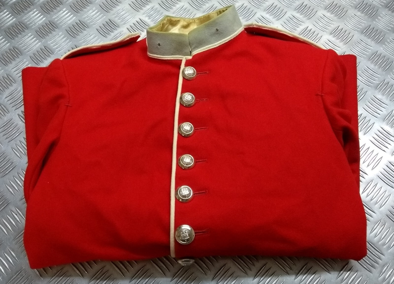 Red Tunic The Royal Gibraltar Ceremonial Jacket Size 41.5" Fancy Dress Costume