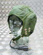 Flying Helmet Inner Type G Pilots Liner Green With Wire Loom