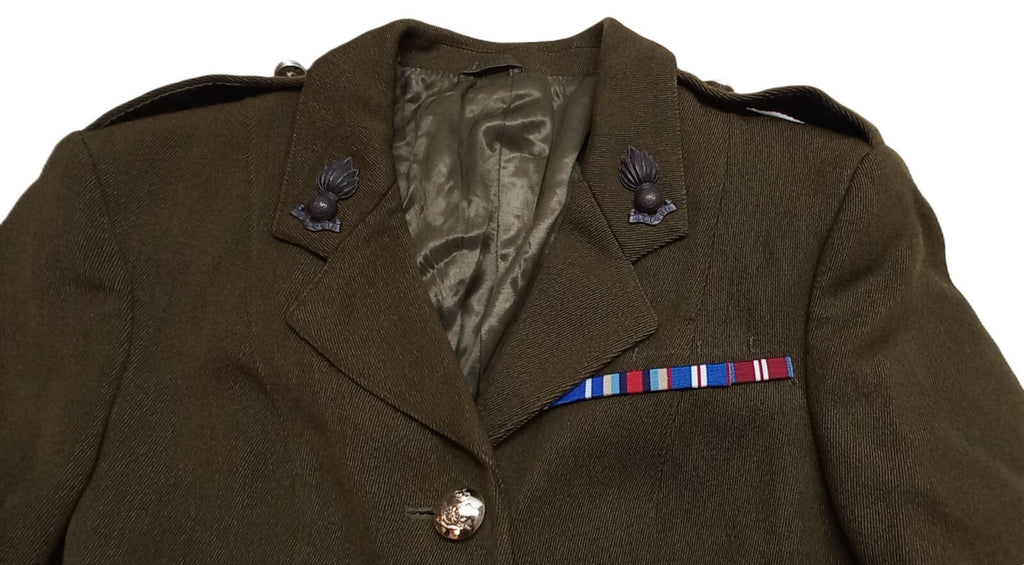 Vintage No2 Suit Number Two Khaki OFC 2 Piece Jacket and Skirt Woman's Goodwood