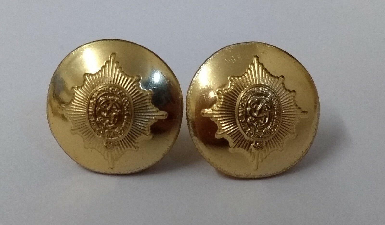 Genuine British Army The Band of The Dragoon Guards Dress Buttons 1 Pair ASBT131