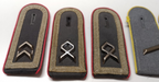 German Shoulder Boards Braided Epaulettes Various Colours & Ranks 12pcs