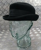 Trilby / Porkpie / Fedora Style Black Felt Hat UK Made Failsworth Medium FWS1