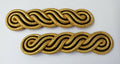 Infantry Regiments Warrant Officer Class 1 (WO1) Epaulette Black & Gold 1 Pair