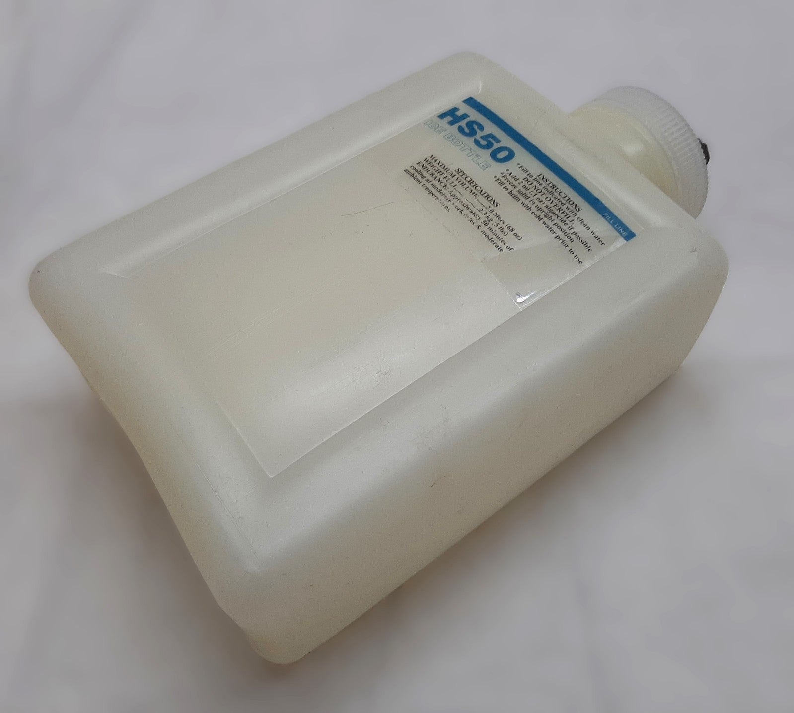 HS50 Ice Bottle for Personal Body Cooling Systems Dual Valve 2.0 Liters (68 oz)