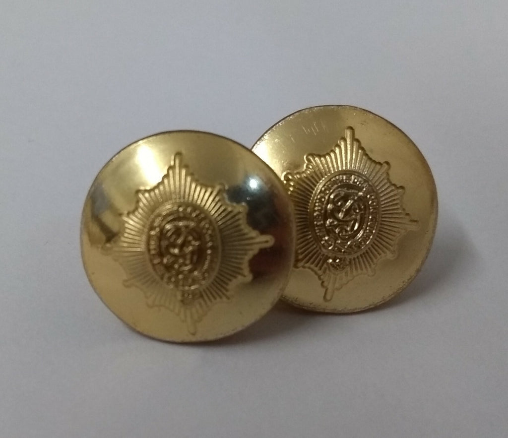 Genuine British Army The Band of The Dragoon Guards Dress Buttons 1 Pair ASBT131