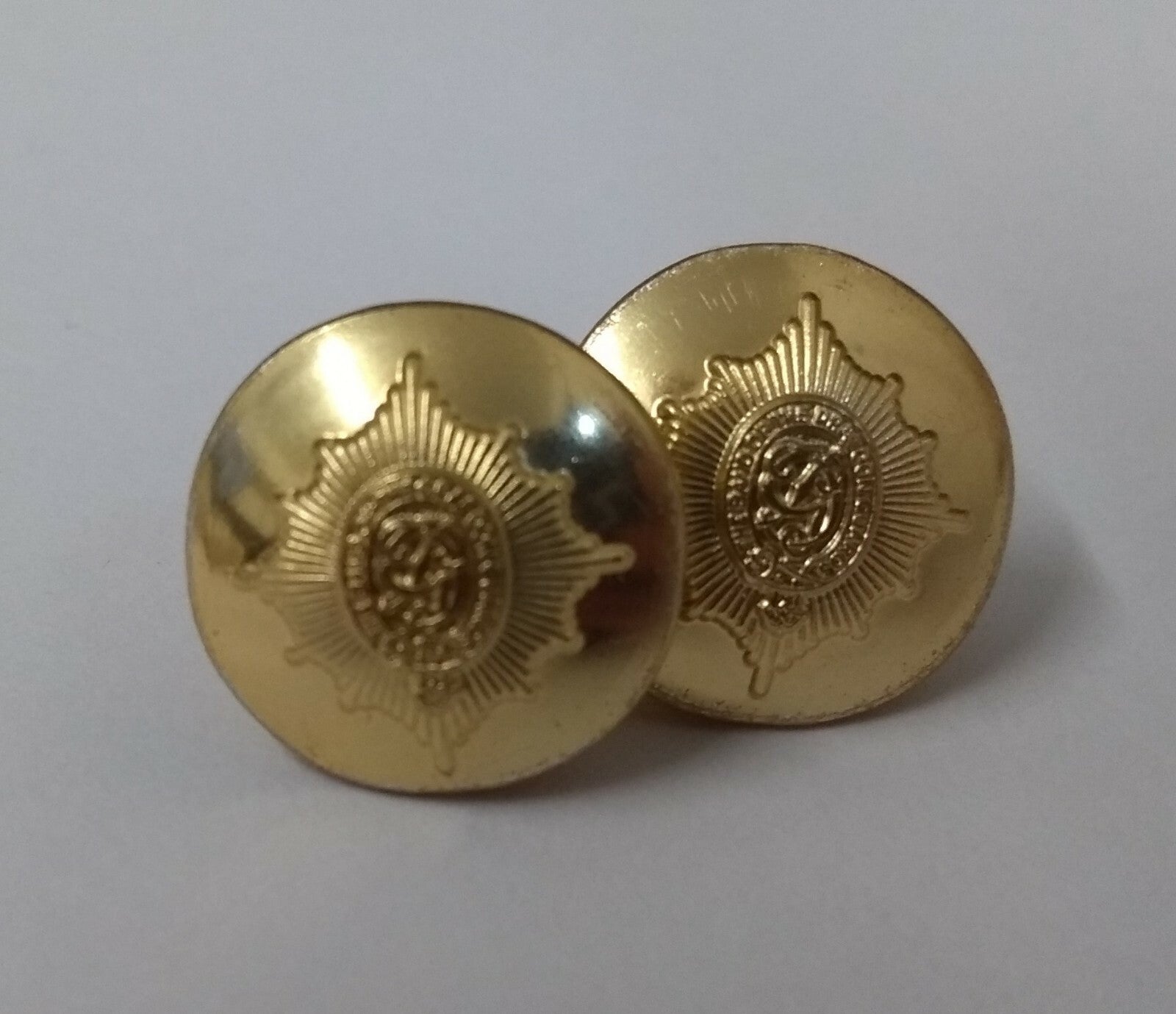 Genuine British Army The Band of The Dragoon Guards Dress Buttons 1 Pair ASBT131