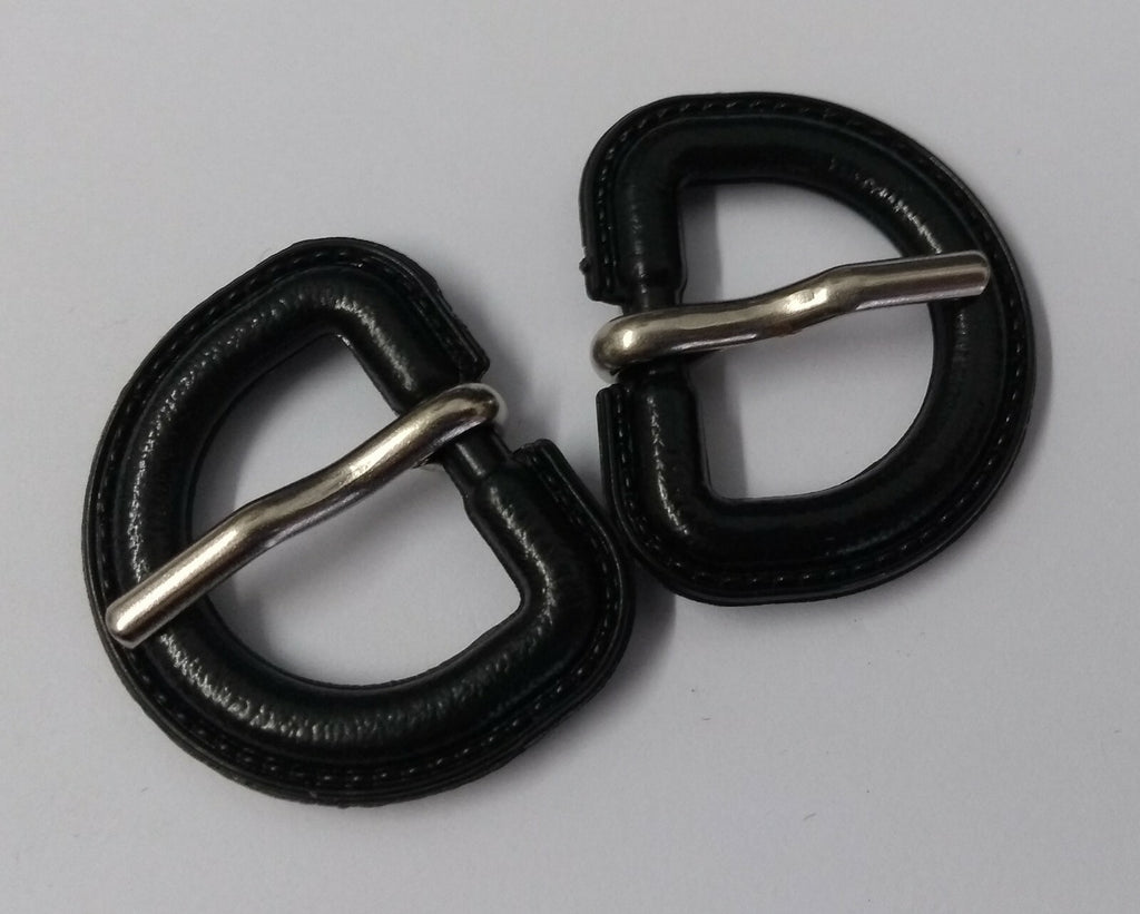 Genuine British 3/4" Stable Belt Bound D Ring Prong Buckle 3 Pair STD58