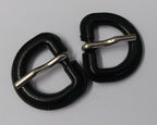 Genuine British 3/4" Stable Belt Bound D Ring Prong Buckle 3 Pair STD58