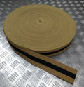 Genuine Botswana Issue Khaki Black Stripe Stable Belt Material 64mm