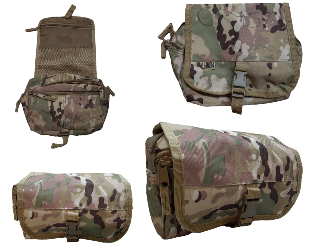 MTP Wash Bag British Multi Cam Soldiers Toiletries & Personal Items