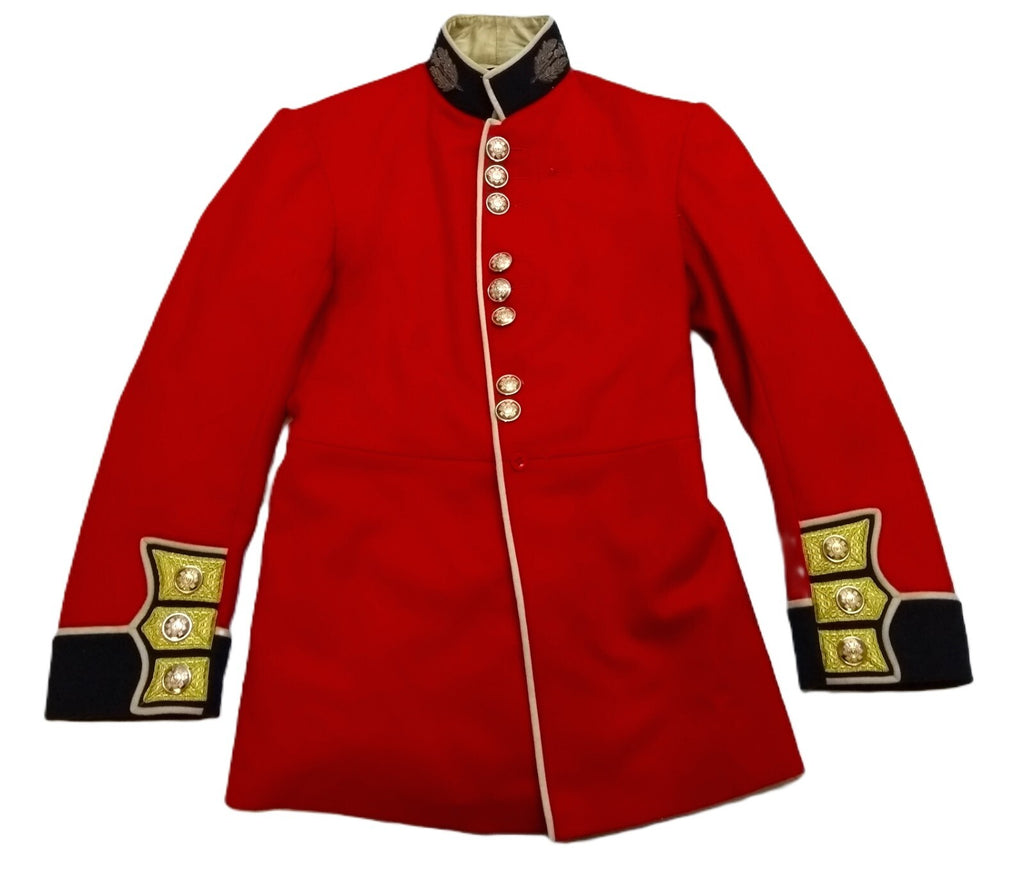 British Army Red Scots Tunic Scarlet Ceremonial Jacket RHQ CQMS w Gold Detail