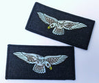RAF Royal Air Force Shoulder Badges No1 Air Force Dress Swooping Eagles Left and Right