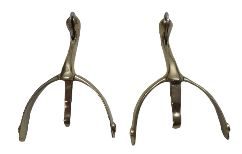 Swan Neck Spurs Short British Army / Officers & Soldiers Parade Boots