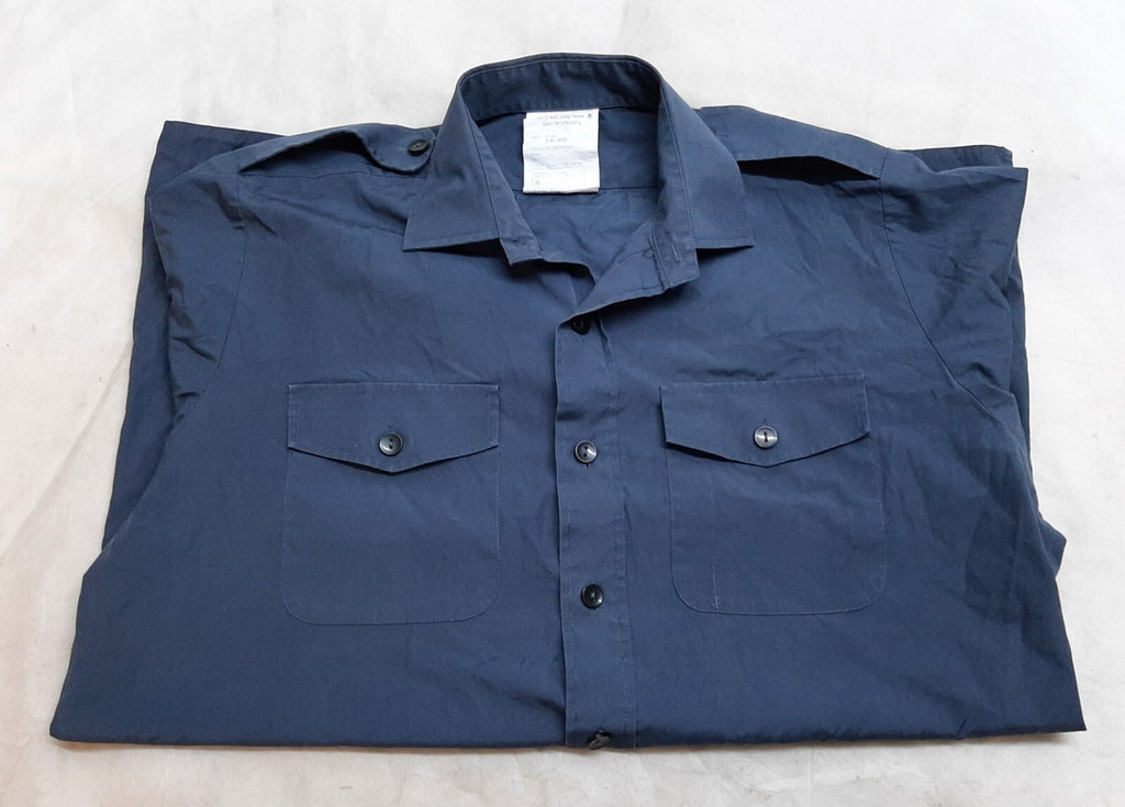 Working Shirt Long Sleeve British Forces Blue Grey Colour Asst