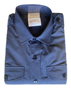 Working Shirt Mid Blue Long Sleeve RAF Royal Air Force Blue / Grey NEW