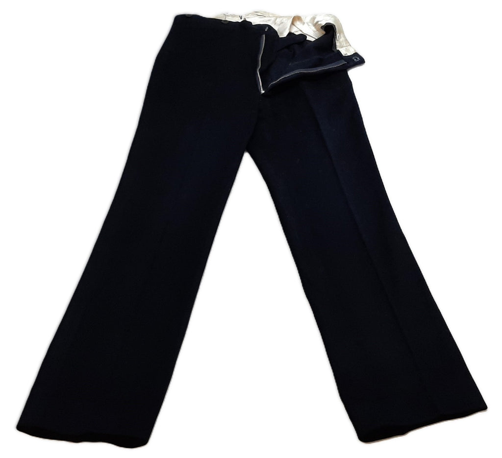 Vintage Naval Trousers Wool by Moss Bros British Royal Navy Officers Waist 31"