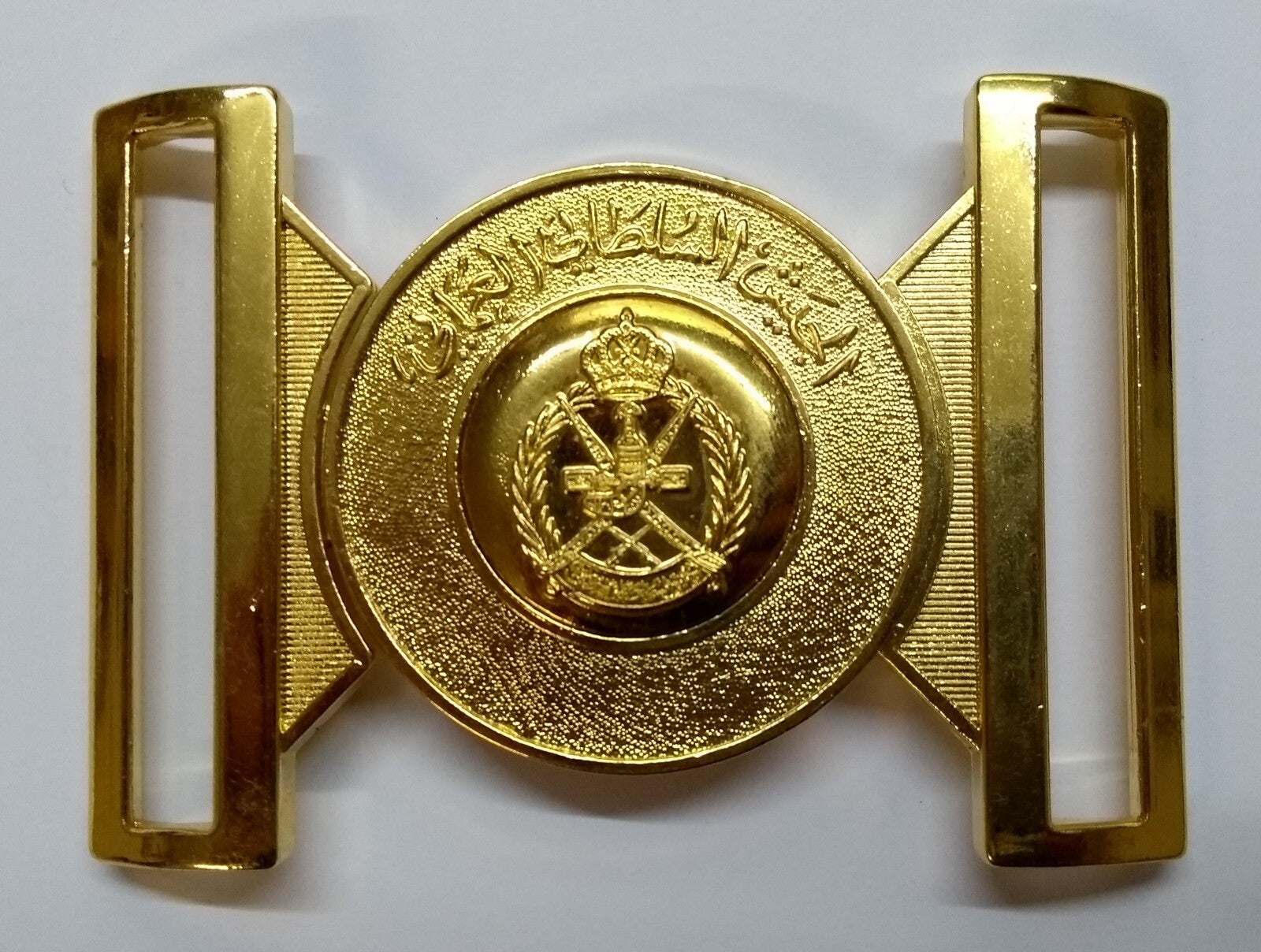 OMAN Buckle Royal Crown Insignia Locket Type Manufacturer Sample Made in England