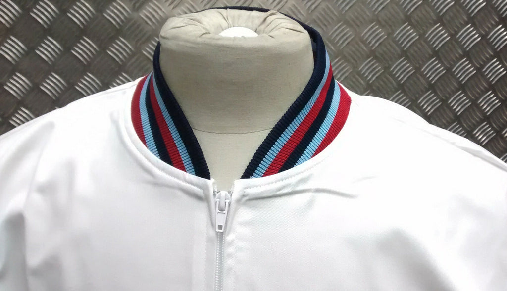 PTI Tracksuit Jacket White Indoor British Physical Training Instructor = NEW