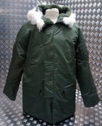 US N3B Military Style ECW Snorkel Parka Green NEW