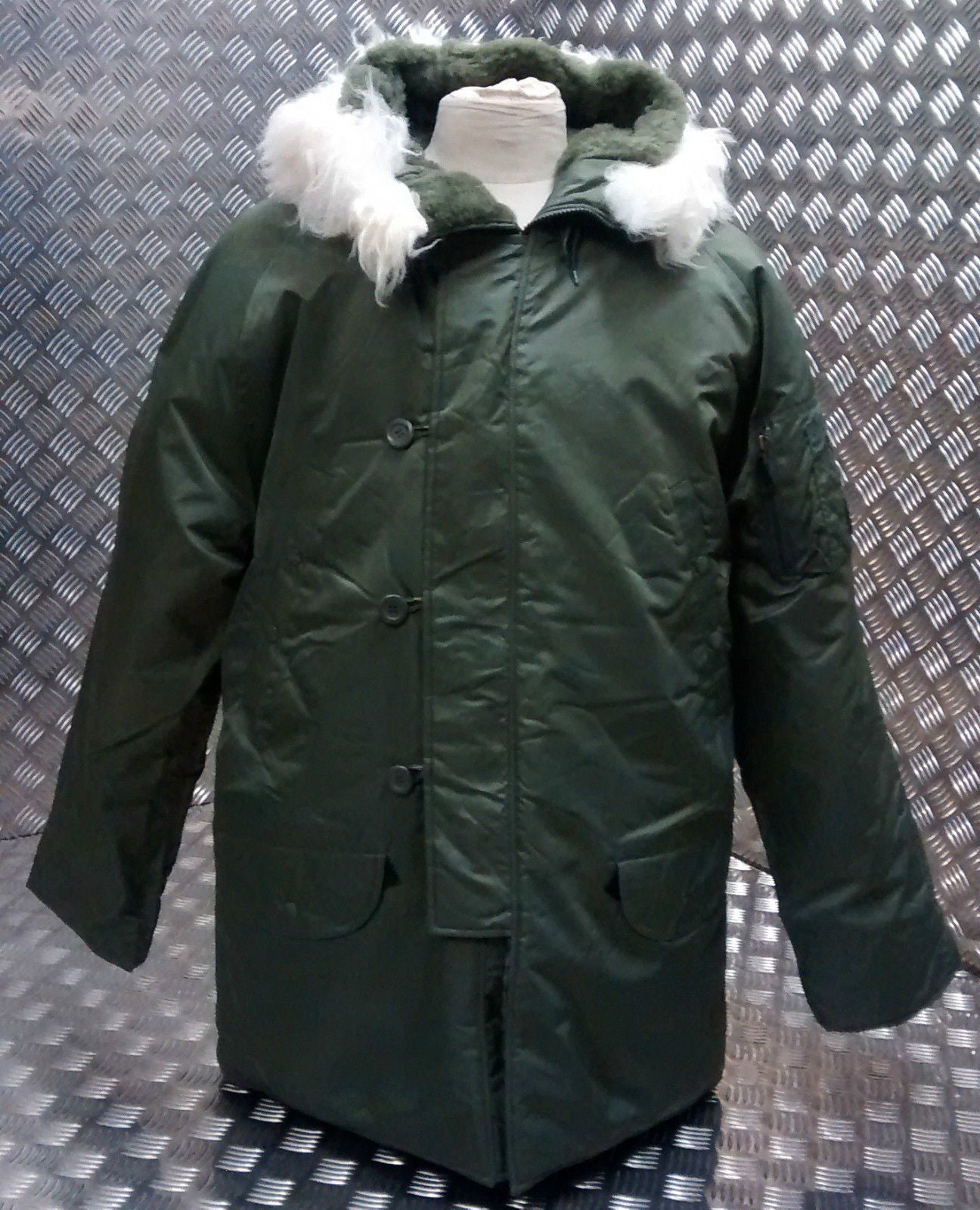 US N3B Military Style ECW Snorkel Parka Green NEW