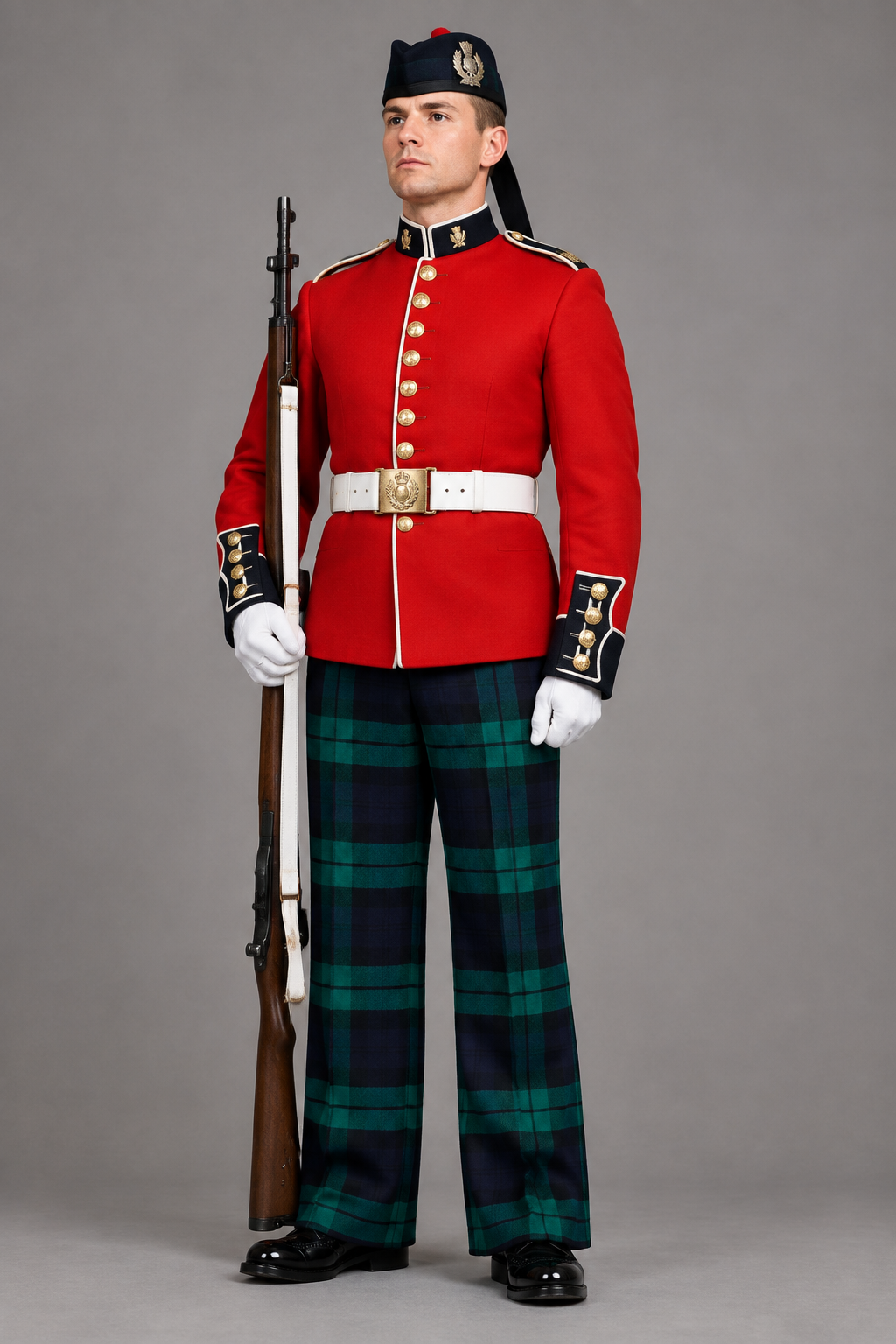 RRS Army Trews British Royal Regiment of Scotland Tartan Uniform Trousers