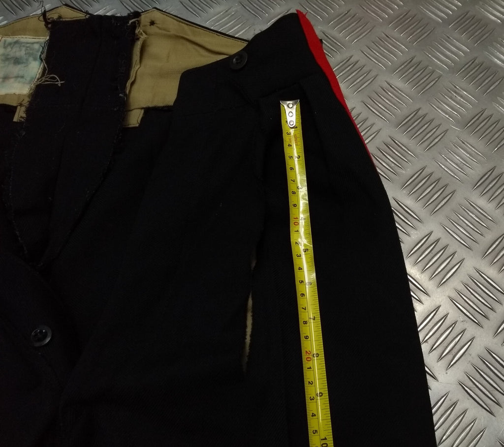 Vintage No1 Trousers Uniform Dress Old Pattern British Army 2" Red Stripe Faulty