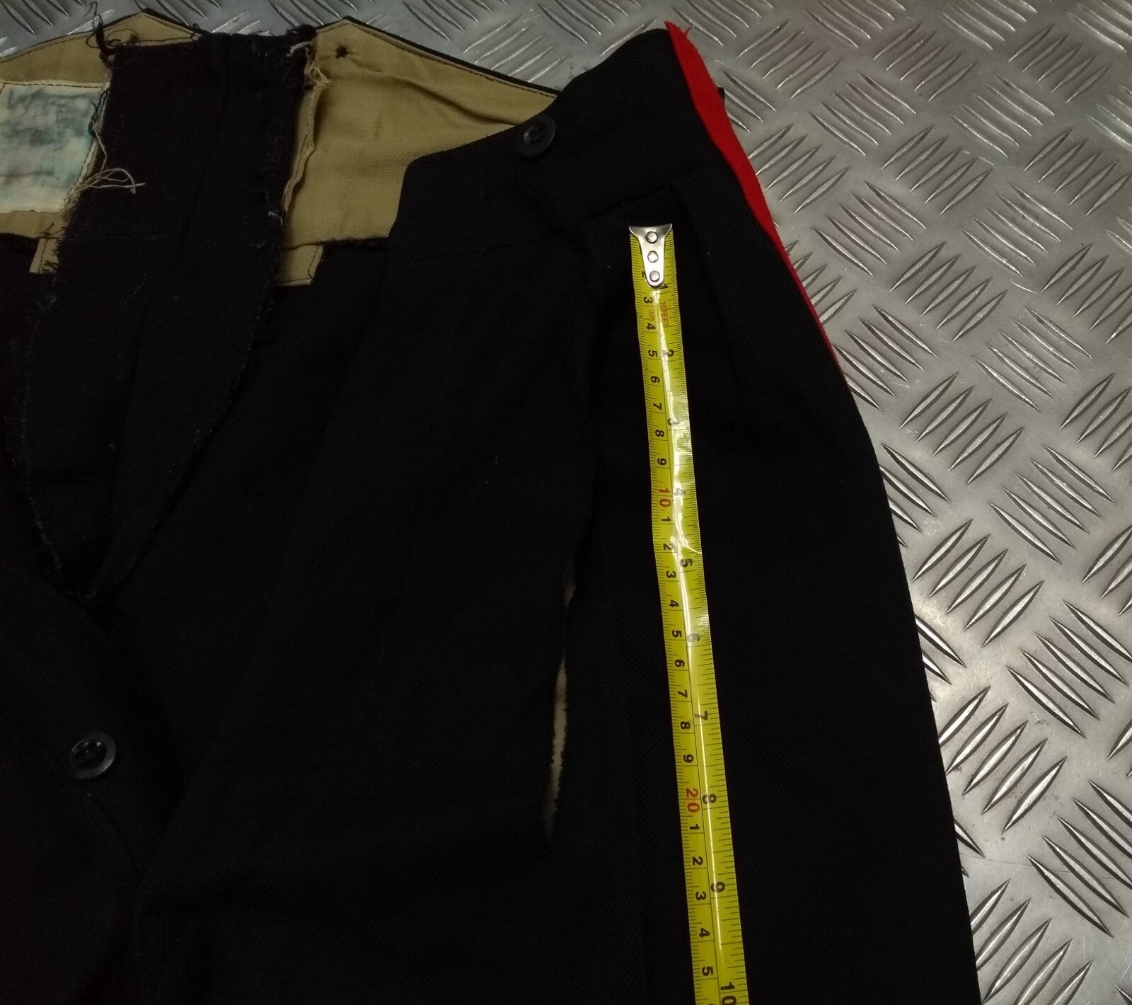 Vintage No1 Trousers Uniform Dress Old Pattern British Army 2" Red Stripe Faulty