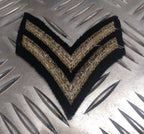 Genuine Vintage Issue Engineers Division CPL Corporal Flashes Two Chevrons