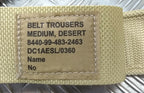 Desert Pistol PLCE Duty Load Trouser Belt British - All Sizes
