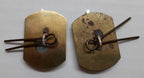 ACC Collar Badges Army Catering Corps Old Pattern Collar Dogs Split Pins