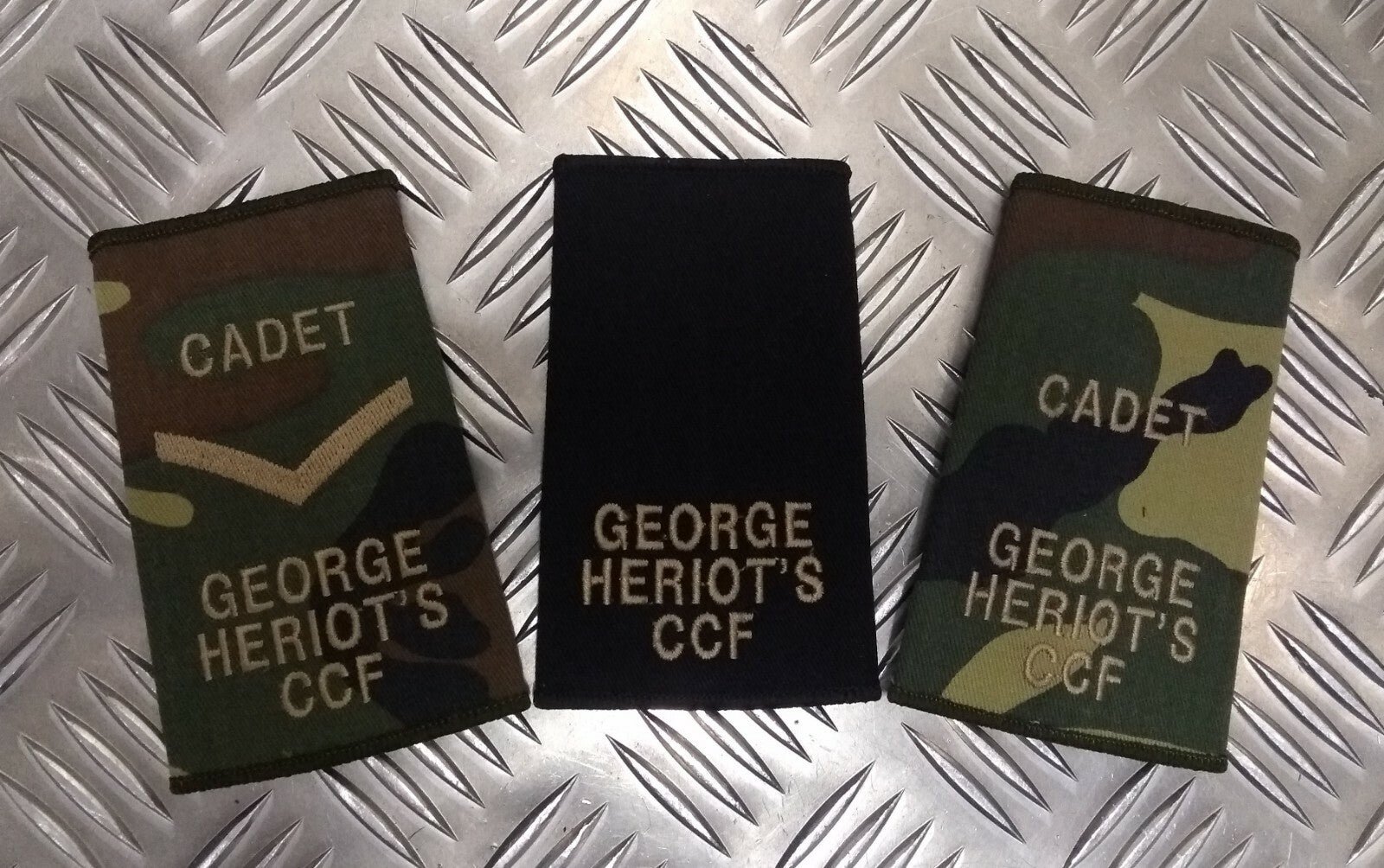 George Heriot`s (Edinburgh) Cadet / CCF Rank Slide Genuine British