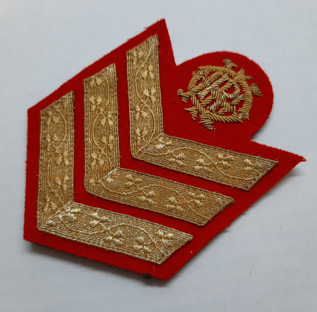 Queens Royal Irish Hussars NCOs 3 Bar Chevron Old Pattern British Army Cypher