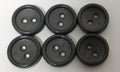 British Made Buttons Ex Service Old Pattern Mid Grey 2 Hole Size 12.5mm