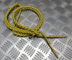 Army Ceremonial Aiguillette / Officers Lanyard Metallic Gold Tip Ends Present