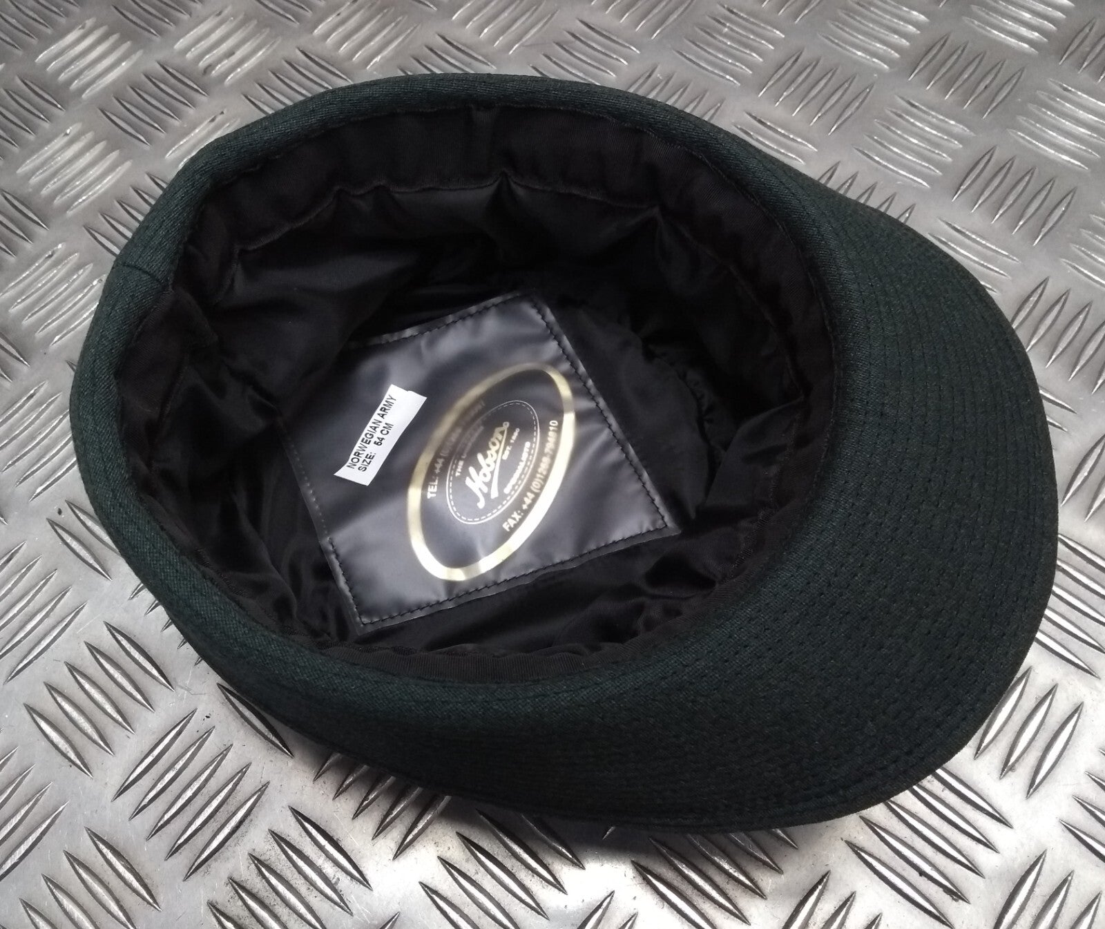 Norwegian Army Tricorn Woman's Green Obsolete Uniform Dress Hat Size 54cm Hobson