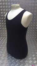 100% Cotton Military Black Sleeveless Vest Singlet Tank Top All Sizes - NEW