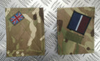 RAF Royal Air Force Blanking Patches MTP Air Force TRF Multi Cam with UK Flag