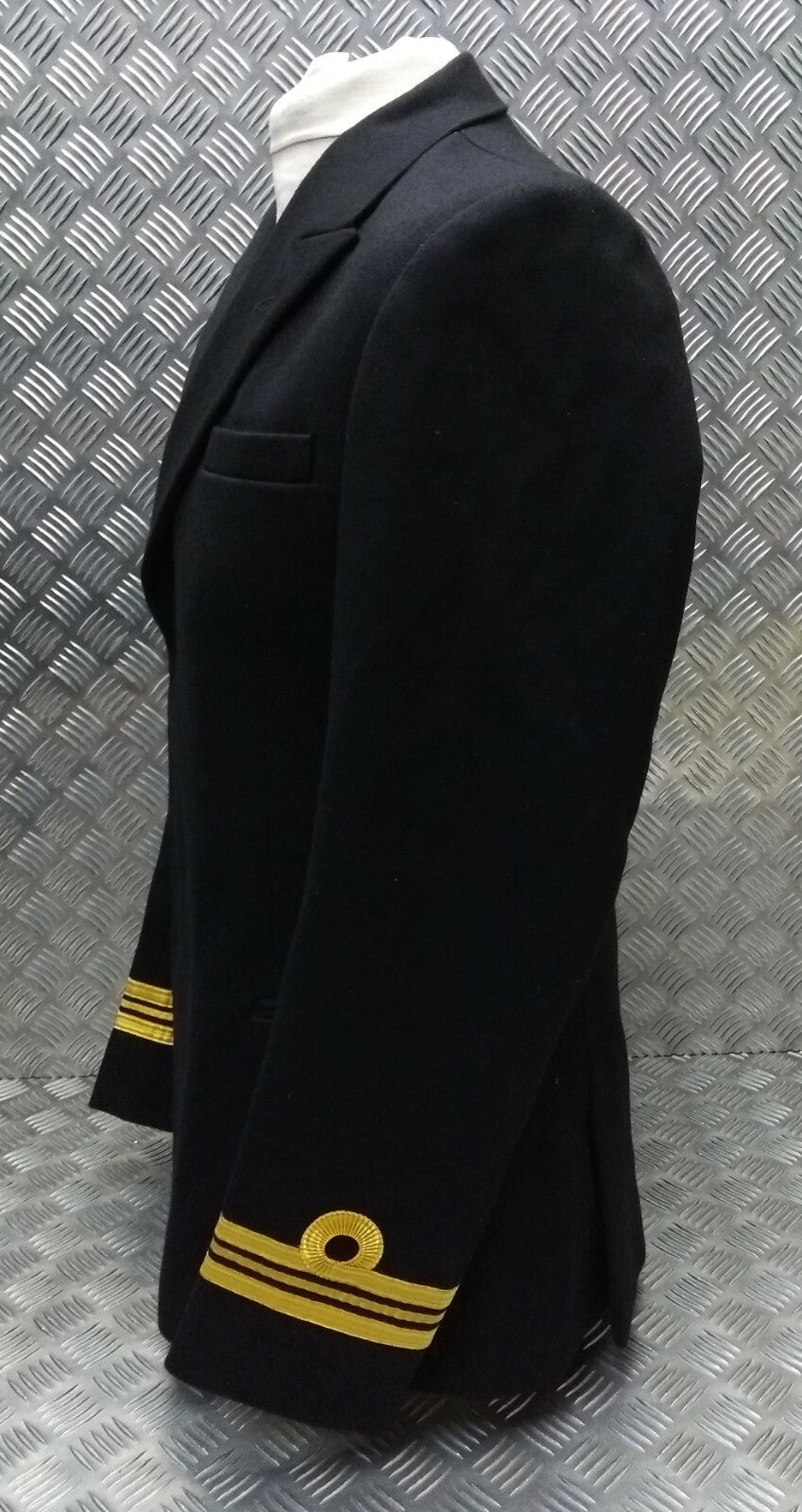 No1B Wool Barathea Jacket Blazer Naval Style Royal British Navy Size 100cm