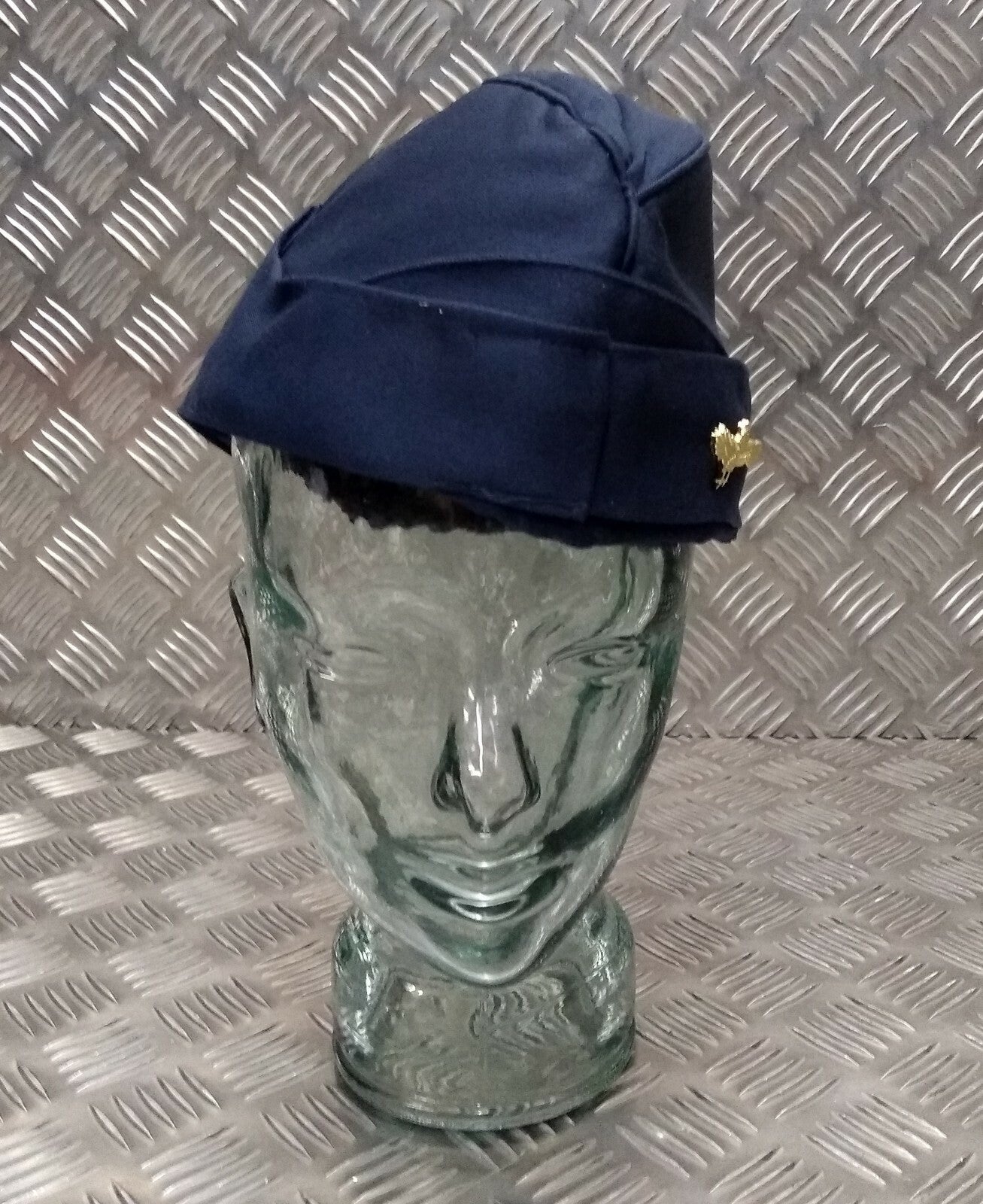 RAF Royal Air Force / Naval Style Flyers Side Cap Forage Cap With & Without Badge NEW